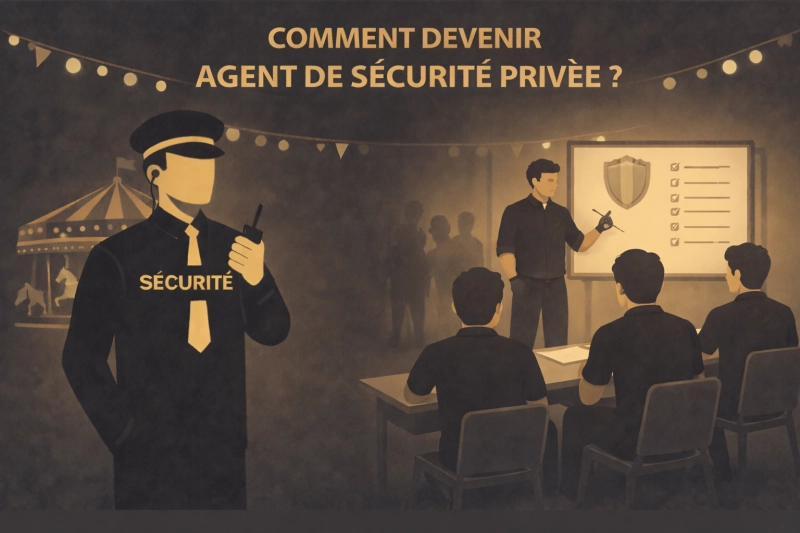 COMMENT DEVENIR AGENT DE SECURITE PRIVEE ?